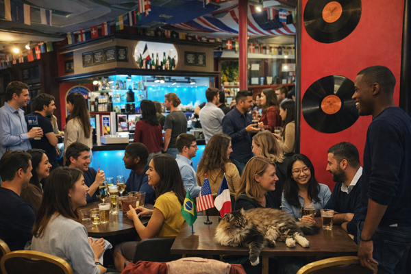 Polyglotte Paris Denfert Café